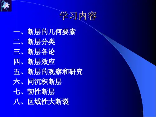 断层ppt课件
