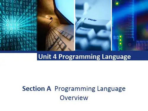 计算机专业英语Unit 4  Programming Language