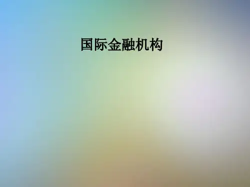 国际金融机构