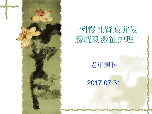 一例慢性肾衰患者疑难病例讨论PPT课件