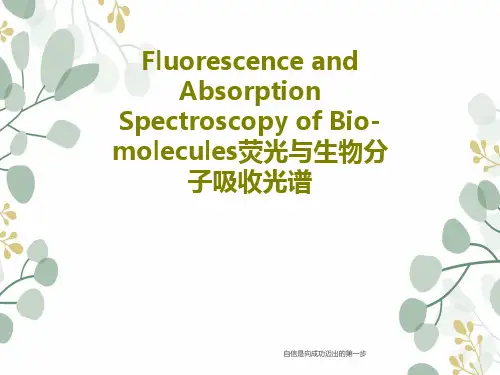 Fluorescence and Absorption Spectroscopy of Bio-mo