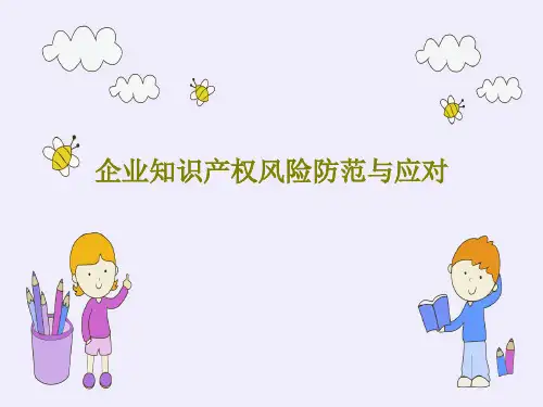 企业知识产权风险防范与应对共48页文档