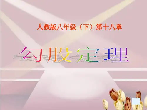 勾股定理(第一课时)课件 人教版八年级下册数学课件