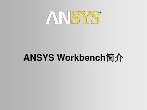 ANSYS Workbench简介