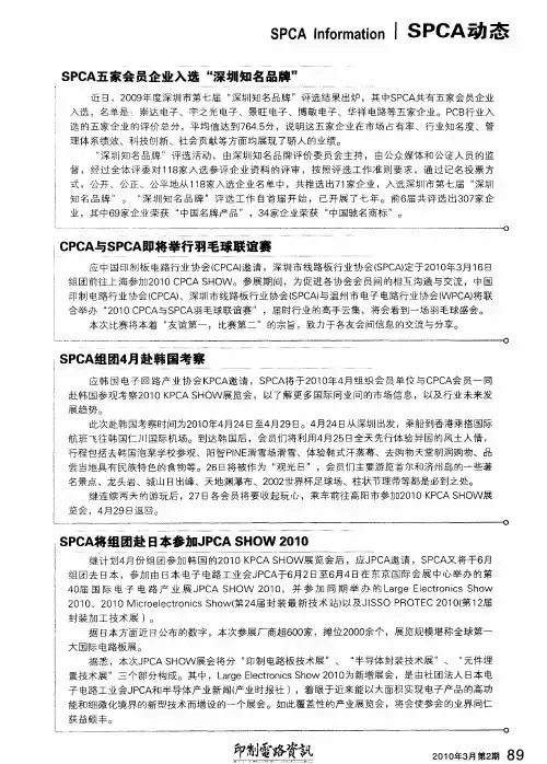 SPCA五家会员企业入选“深圳知名品牌”