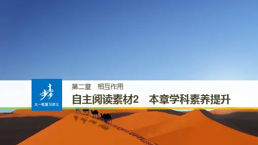 新步步高高考物理(全国用)大一轮复习讲义课件：第二章 相互作用 本章学科素养提升