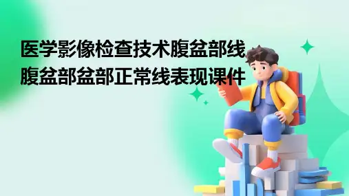 医学影像检查技术：腹盆部线腹盆部盆部正常线表现课件