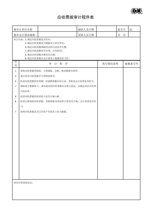 程序表C1C13