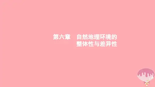 (通用版)2021版高考地理总复习第六章自然地理环境的整体性与差异性6.1自然地理环境的整体性课件