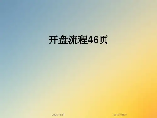 开盘流程46页