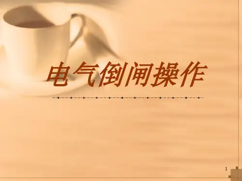 倒闸操作ppt课件
