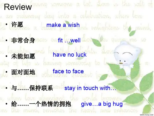 八年级英语上册  Unit 4 Lesson 19 The  best Neighbourhood