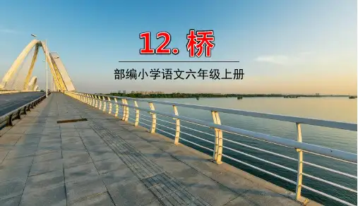部编版六年级语文上册12桥课件(共41张PPT)