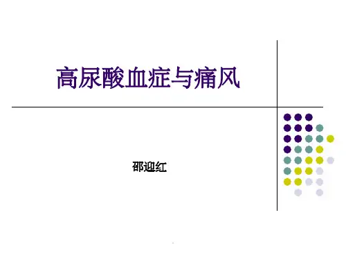 高尿酸血症与痛风最新版