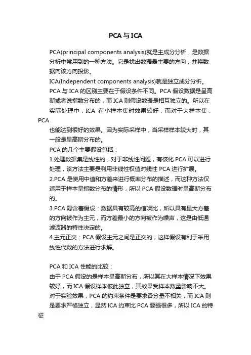 PCA与ICA