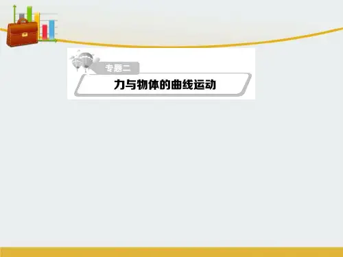 【精编】高考物理二轮复习 细致讲解专题二 力与物体的曲线运动课件-精心整理