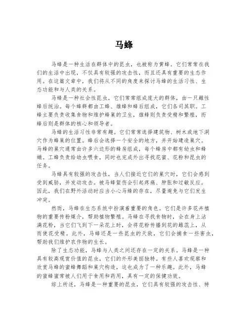 马蜂   