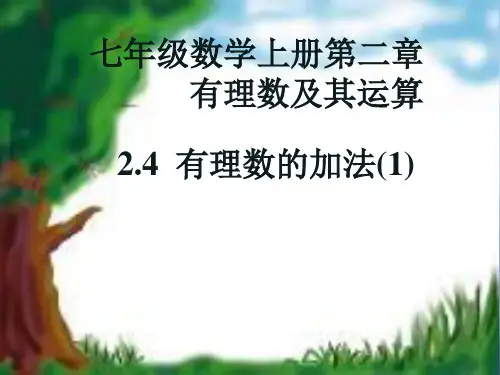 北师大版七年级数学上册.1有理数的加法课件