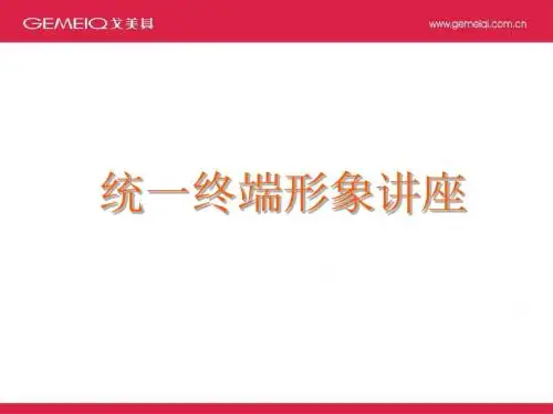 规范终端形象PPT