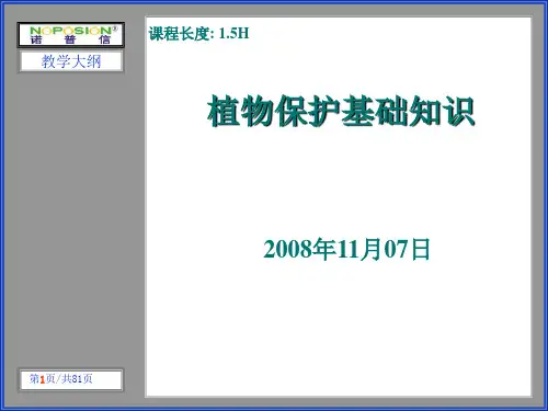植物保护基础知识精品PPT课件