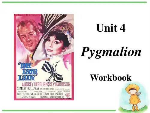 人教版高中英语选修八课件：Unit 4 Workbook(共40张PPT)