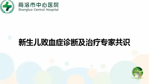 新生儿败血症诊断及治疗专家共识PPT课件