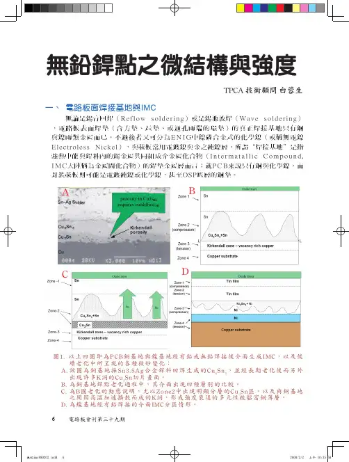 39期无铅焊点之微结构及强度