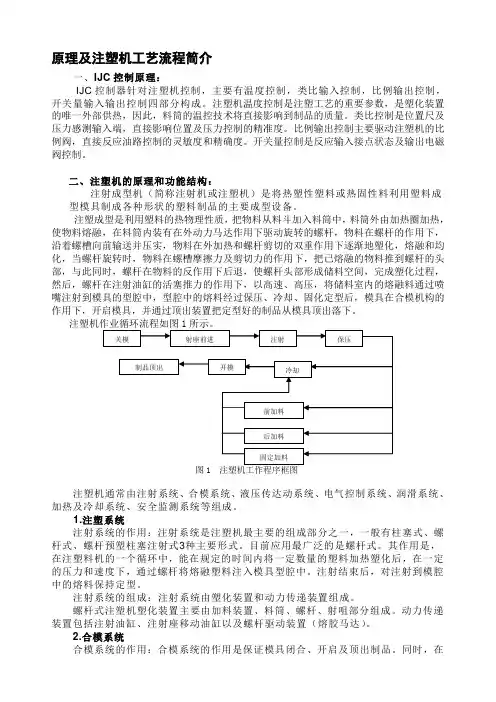 注塑机原理及工艺流程简单易懂