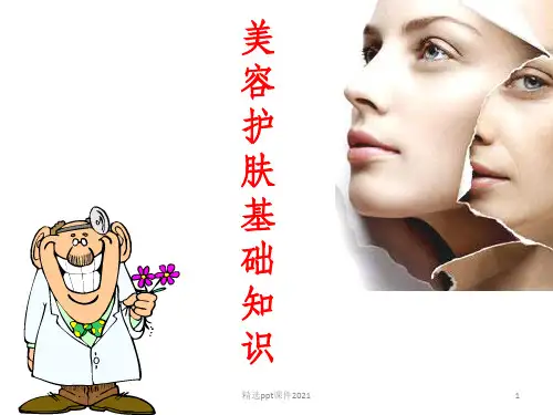 美容护肤基础知识PPTppt课件