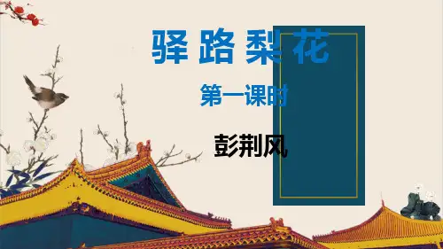 部编版语文七年级(下)《驿路梨花》PPT课件(共+张PTT)
