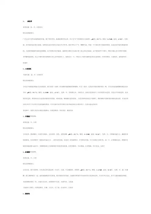 水族箱常见水草介绍