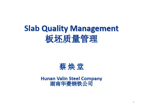 板坯质量管理