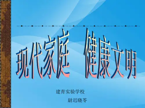 现代家庭的物质生活(沪教)优质课件PPT