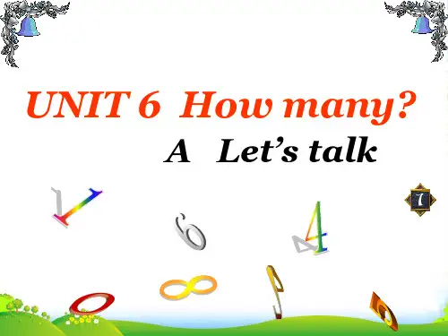pep人教三年级英语下册 Unit 6 A Let's talk 优课件 