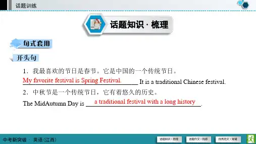 2020英语中考突破人教江西专用版高频话题作文全辑PPT课件 (11份打包)1