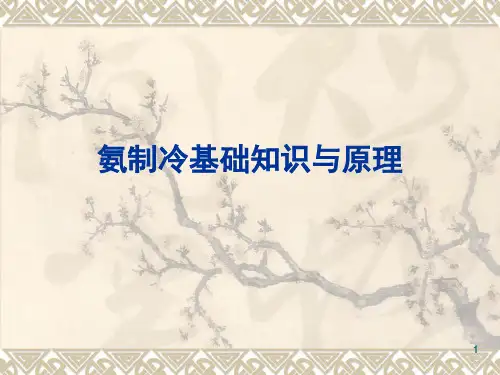 氨制冷基础知识与原理(课堂PPT)