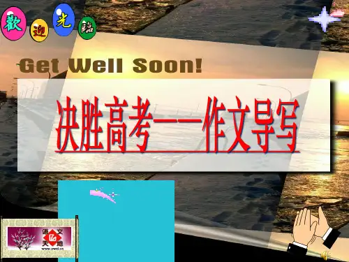 2021届广东省高三金太阳十月联考“给弥子瑕或卫灵公一封信”作文评讲 课件 (54张PPT)