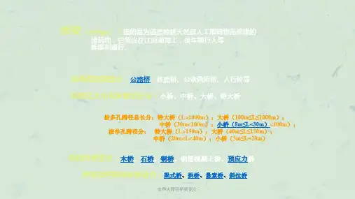 世界大跨径桥梁简介课件