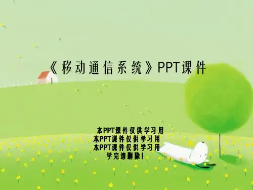 《移动通信系统》PPT课件