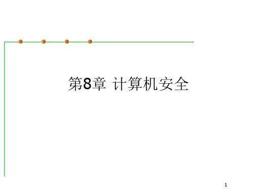 计算机应用基础 第8章 计算机安全