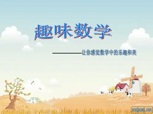 初中趣味数学课件.