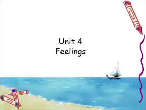 六年级上册英语课件-Unit 4 Feelings Lesson 1 1｜人教(新起点)(2018秋)(共15张PPT)