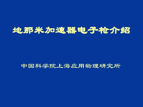 电子枪介绍汇总.