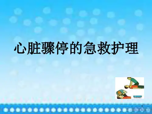 心脏骤停的护理PPT课件