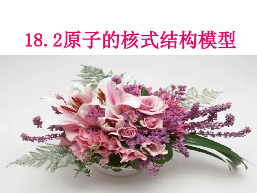 原子的核式结构模型课件