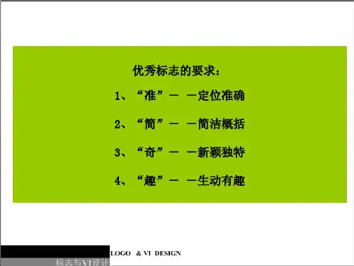 VI设计-标志、标准字体、标准色、辅助图形