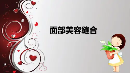 面部美容缝合ppt课件