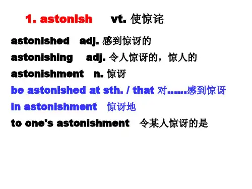 人教高中英语  必修四Unit3词汇(共18张PPT)