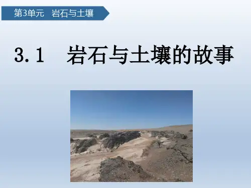 教科科学四下3-1岩石与土壤的故事.pptx