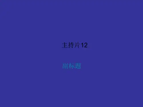 主持片12